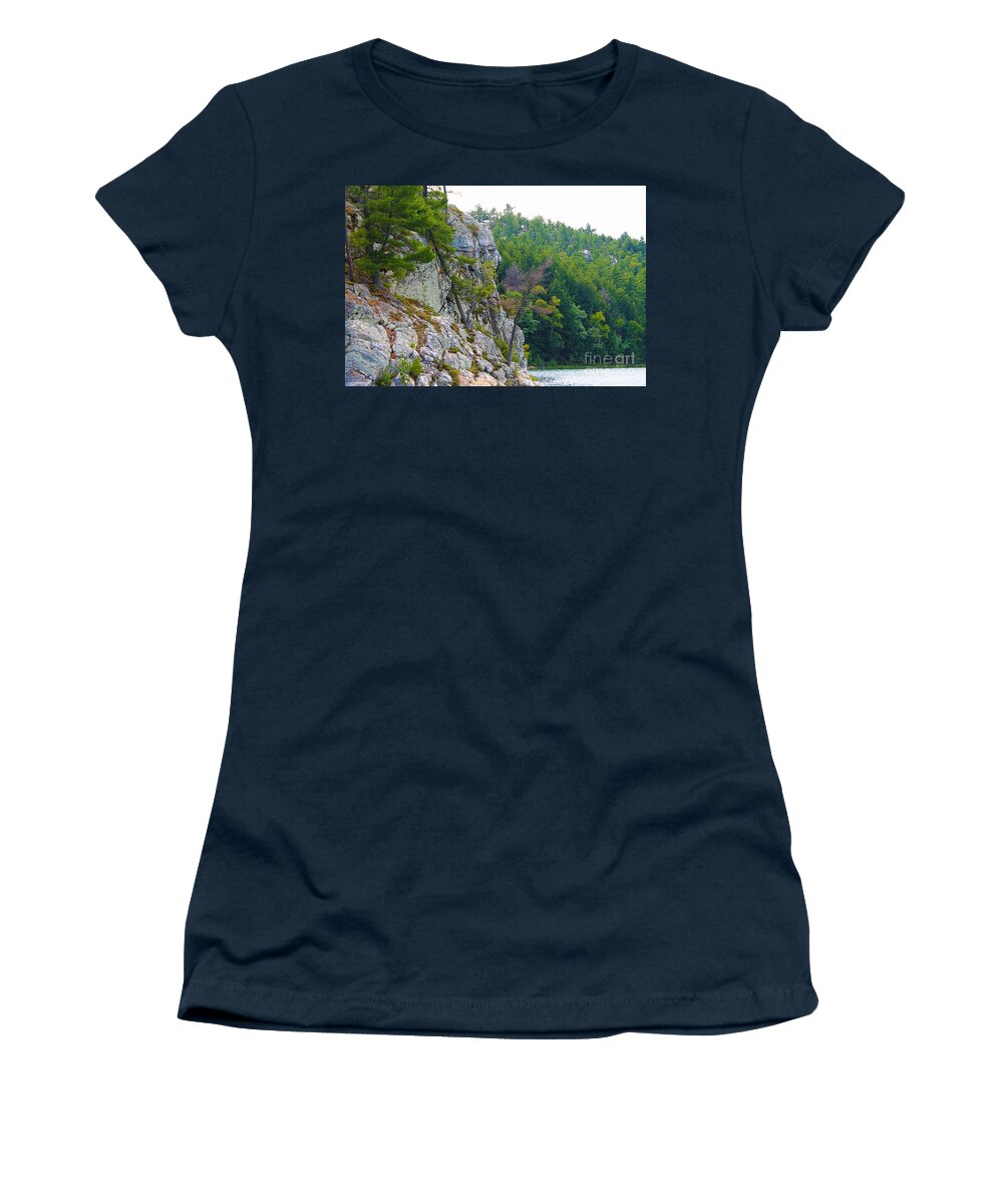 Canada Women's T-Shirt featuring the photograph Indian Head in Killarney by Nina Silver