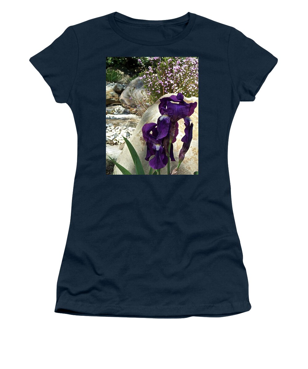 Flowers Women's T-Shirt featuring the photograph Iris 14 by Pamela Cooper