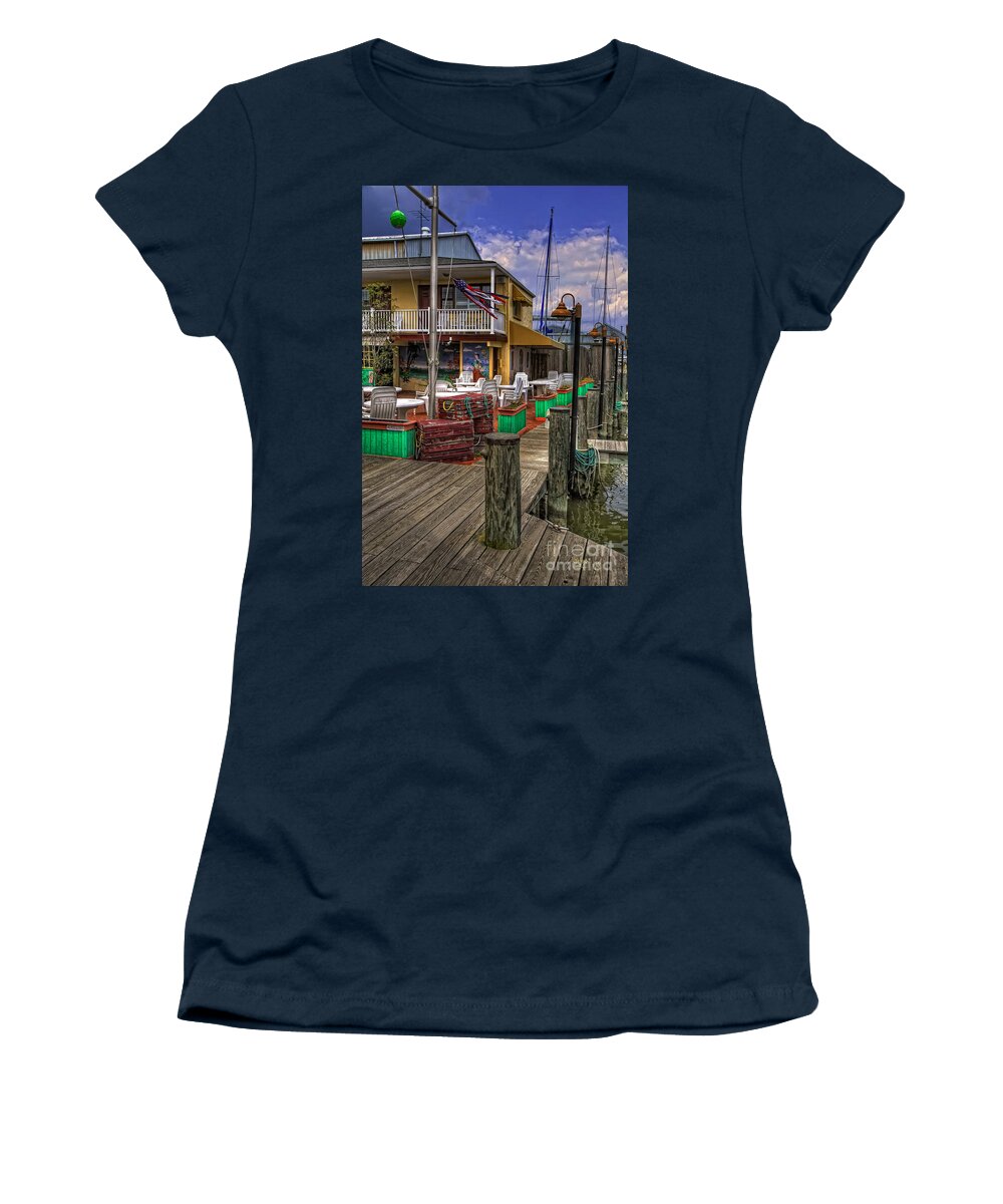 Bar Women's T-Shirt featuring the photograph Is It Five O'Clock Yet by Lois Bryan