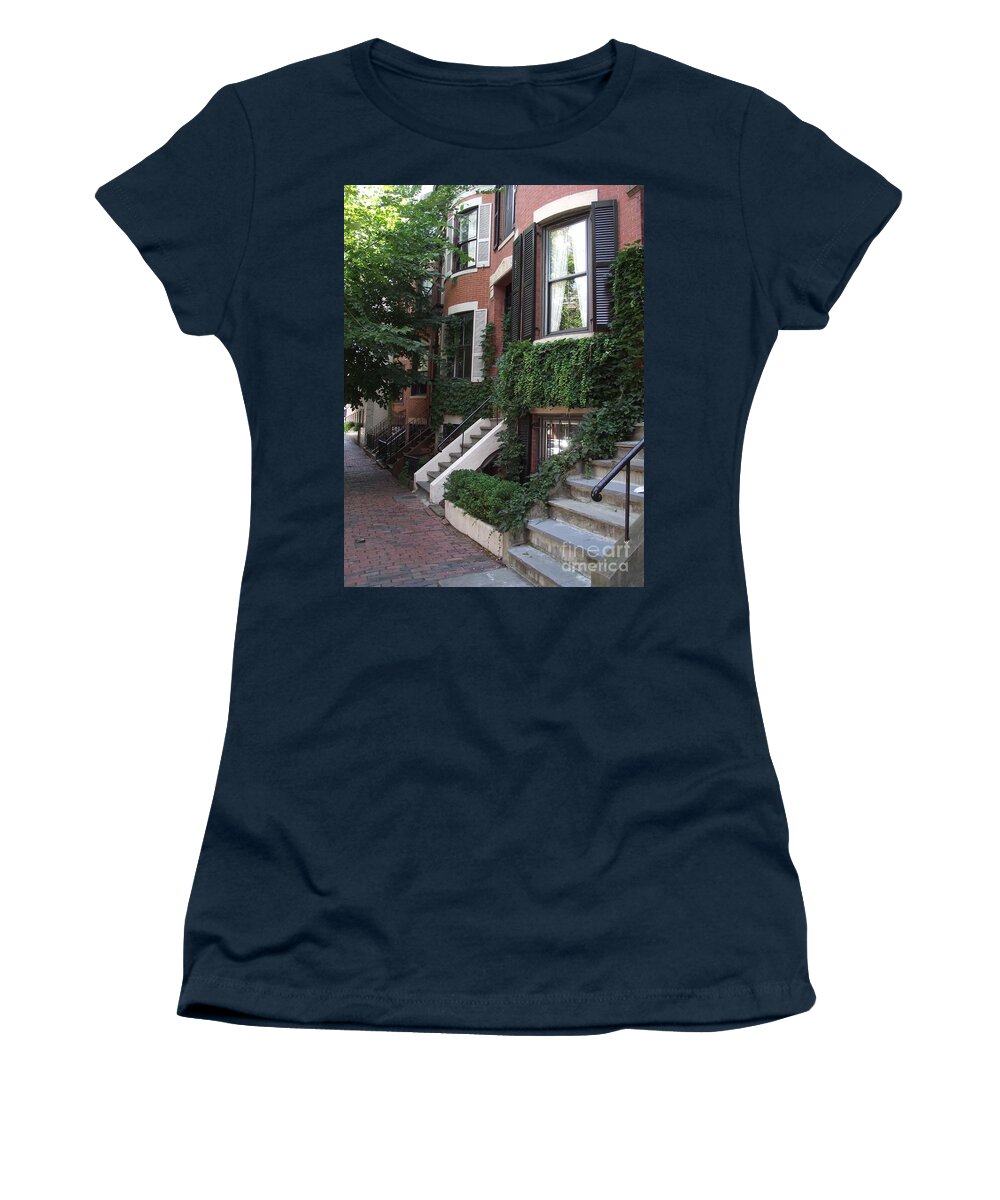 South Boston Women's T-Shirt featuring the photograph Ivy Walls by Michelle Welles