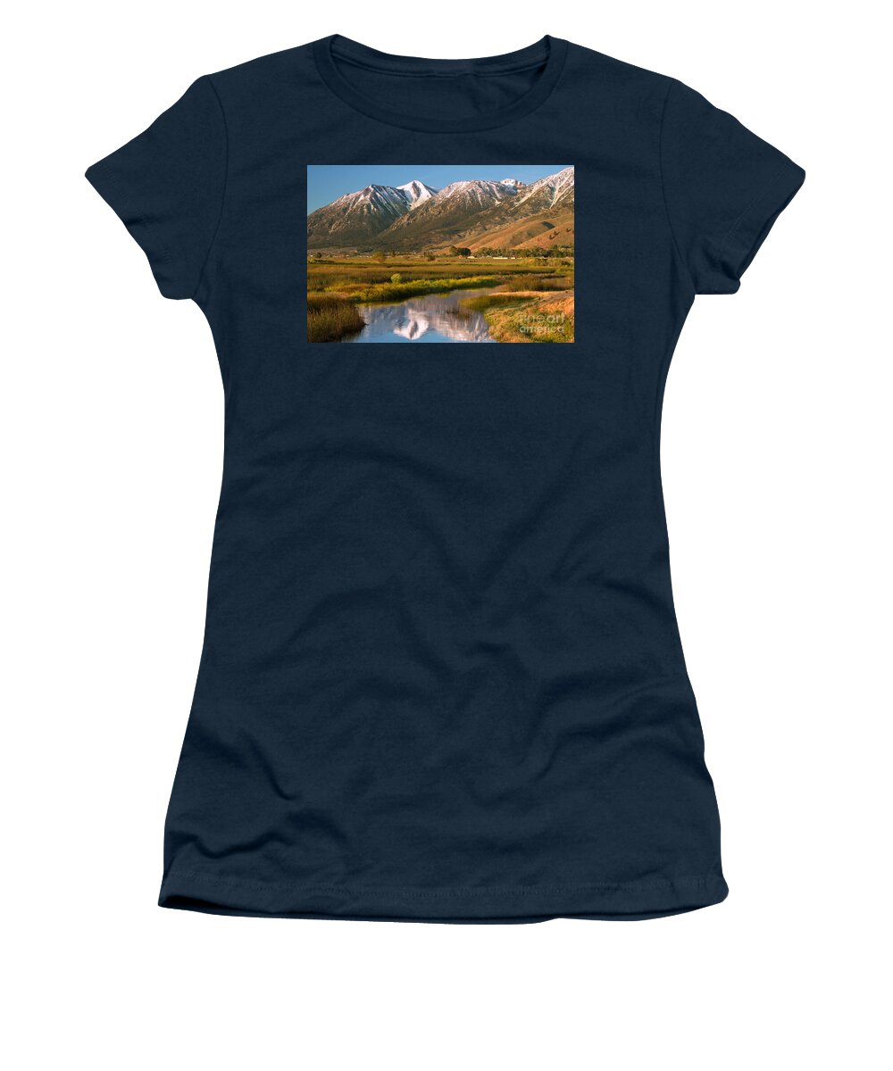 Landscape Women's T-Shirt featuring the photograph Job's Peak Reflections by James Eddy