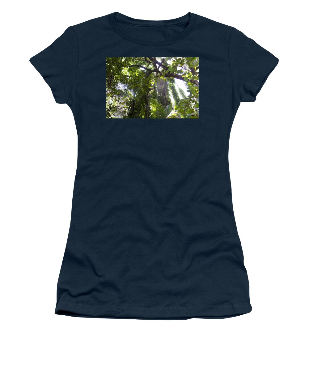 Hawaii Women's T-Shirt featuring the photograph Jungle Canopy by Daniel Murphy