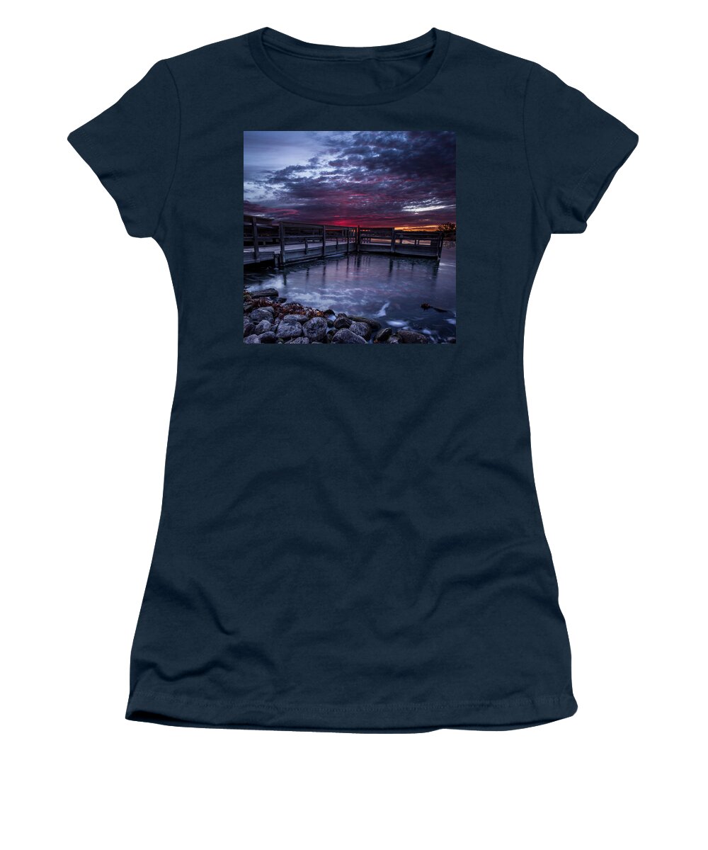 Sioux Falls Women's T-Shirt featuring the photograph Lake Alvin by Aaron J Groen