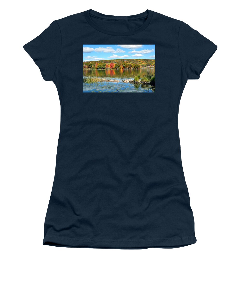 Lake Antoine Women's T-Shirt featuring the photograph Lake Antoine by Gwen Gibson