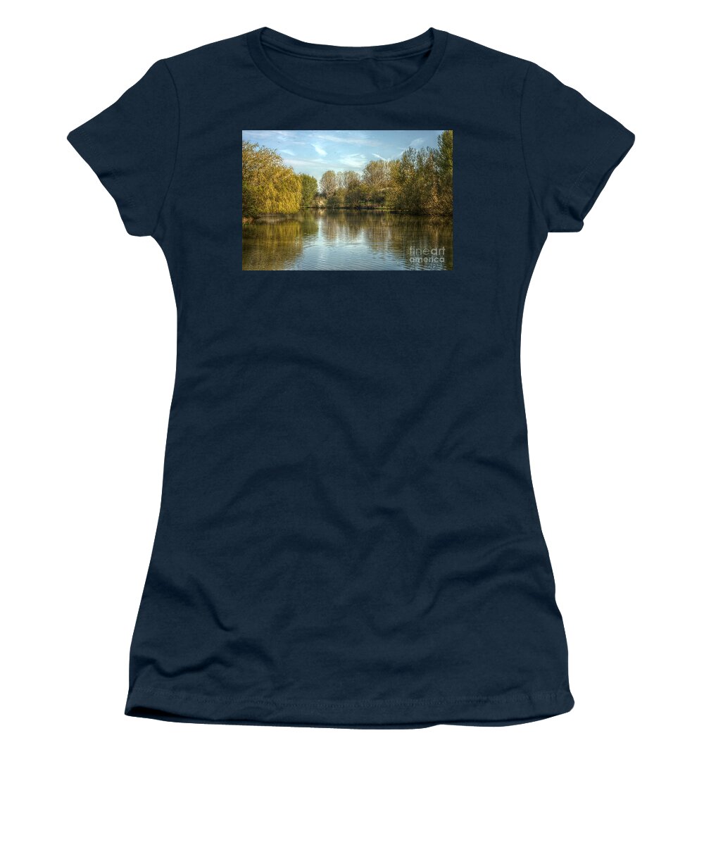 St James Lake Women's T-Shirt featuring the photograph Lake View by Jeremy Hayden