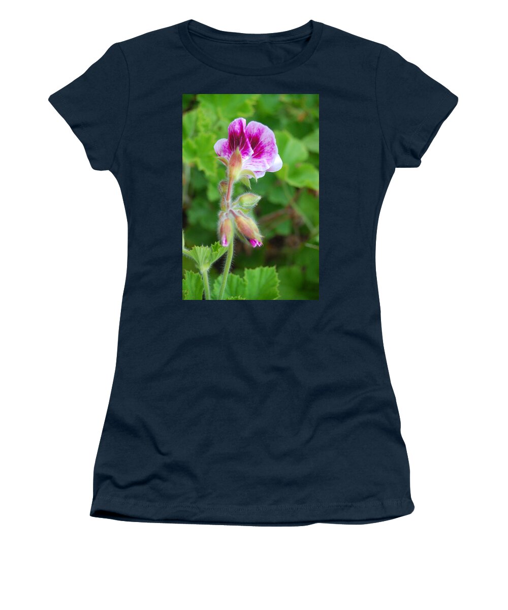 Flower Women's T-Shirt featuring the photograph Looking Forward by Amy Fose
