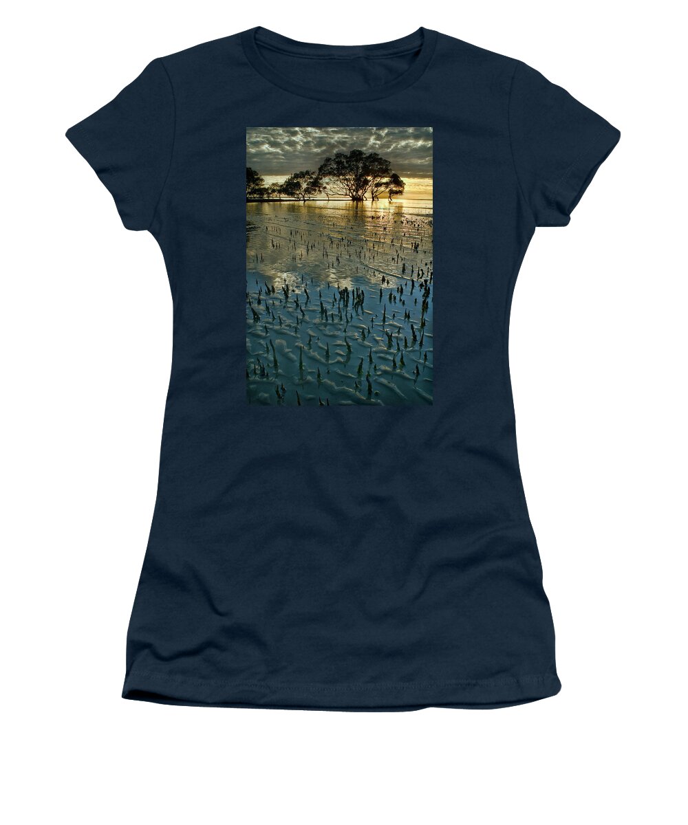 2010 Women's T-Shirt featuring the photograph Mangroves by Robert Charity