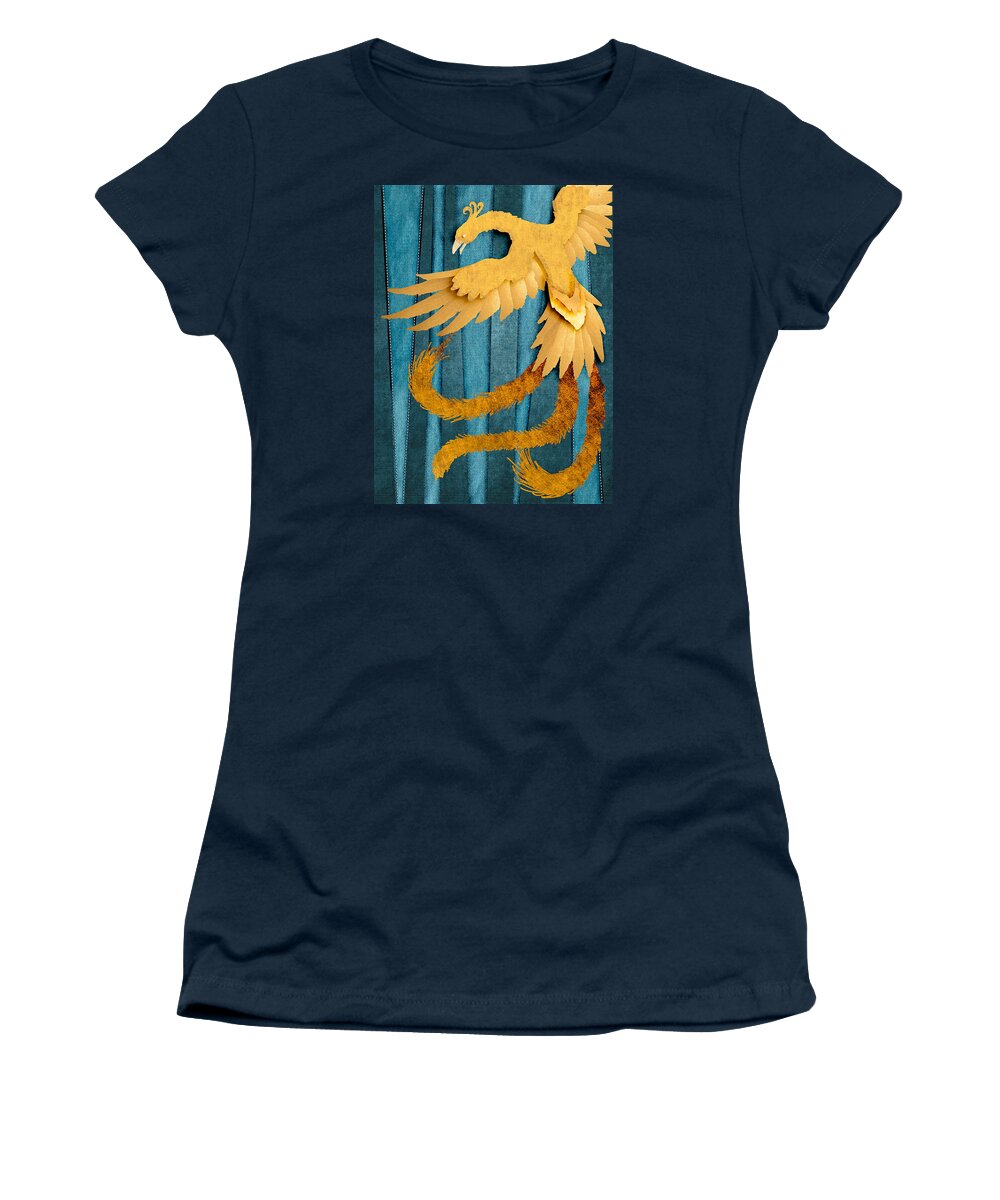 Bird Women's T-Shirt featuring the digital art Material Fenix by Lee Winter
