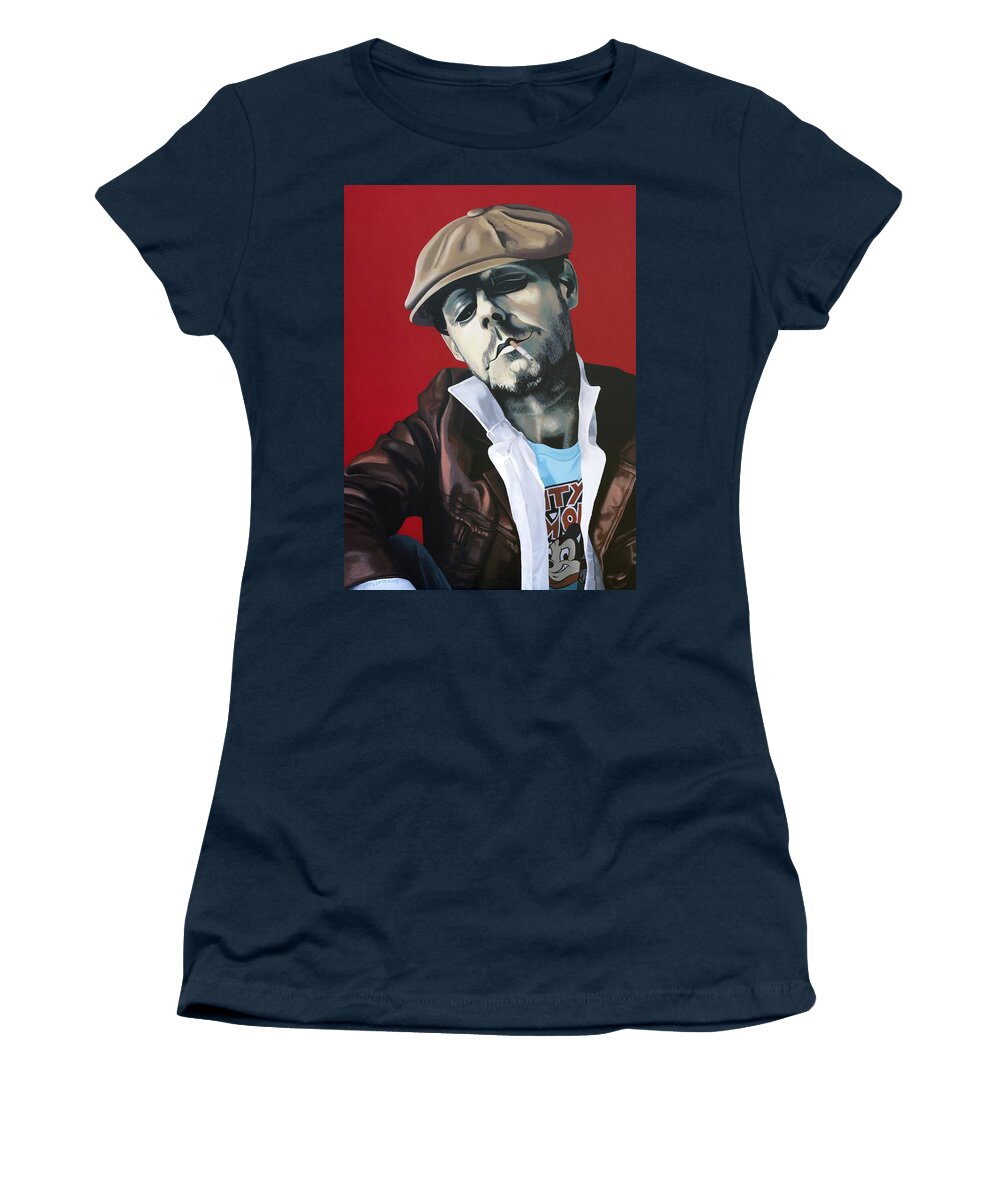 Sean King Women's T-Shirt featuring the painting Mister King by Kelly King