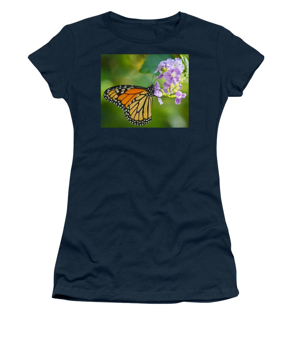 Florida Women's T-Shirt featuring the photograph Monarch butterfly by Jane Luxton