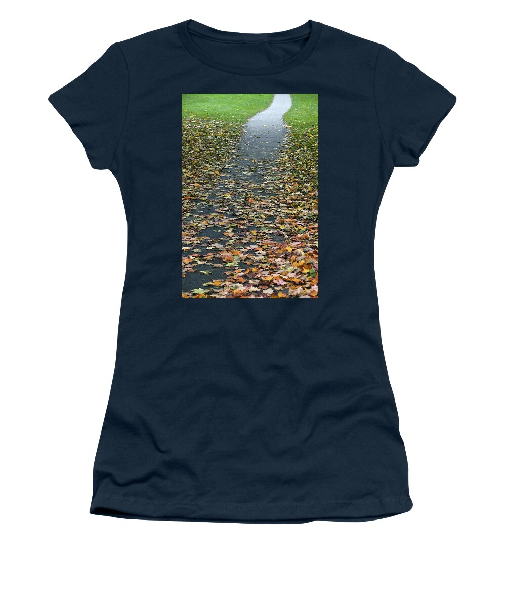 Autumn Women's T-Shirt featuring the photograph Monarch Park - 535 by Rick Shea