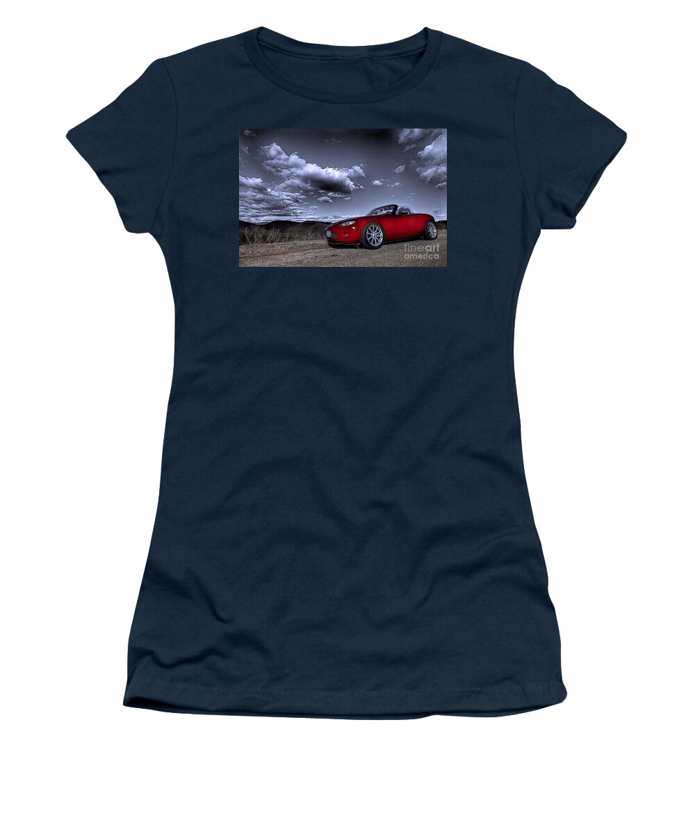 Mazda Miata Mx 5 Women's T-Shirt featuring the photograph Mx 5 by Jason Abando