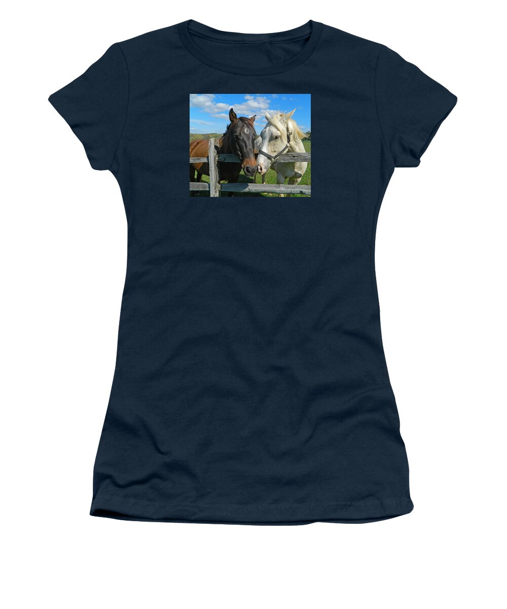 My Buddy Women's T-Shirt featuring the photograph My Buddy by Emmy Marie Vickers