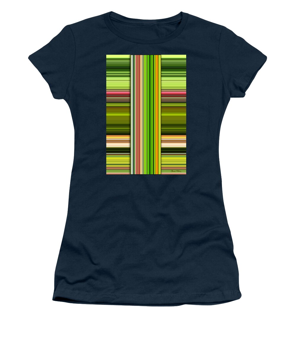 Abstract Extractions Women's T-Shirt featuring the digital art Nature by Chuck Staley