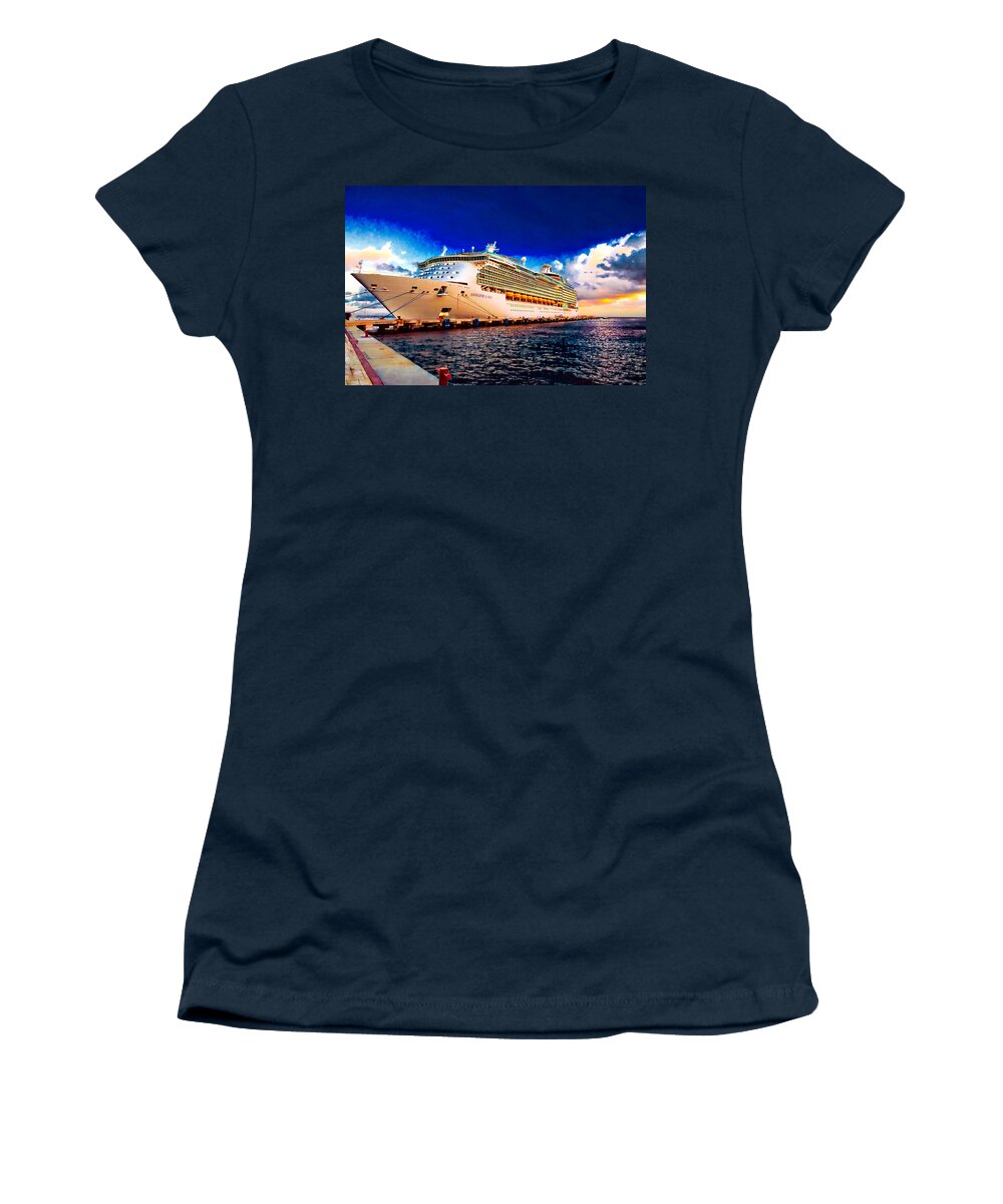 Mexico Women's T-Shirt featuring the photograph Navigator of the Seas by Bill Howard