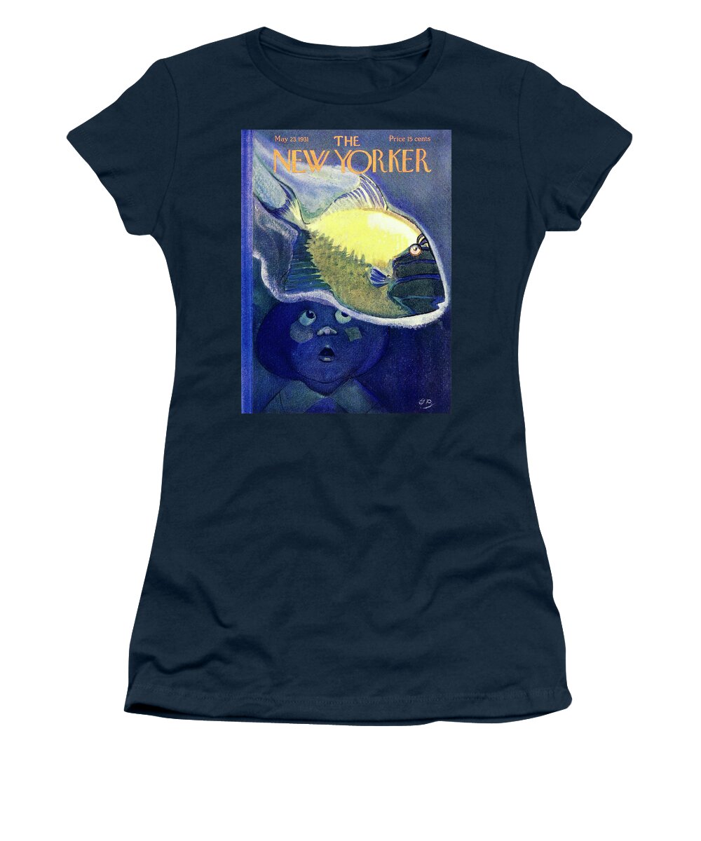 Illustration Women's T-Shirt featuring the painting New Yorker May 23 1931 by Garrett Price