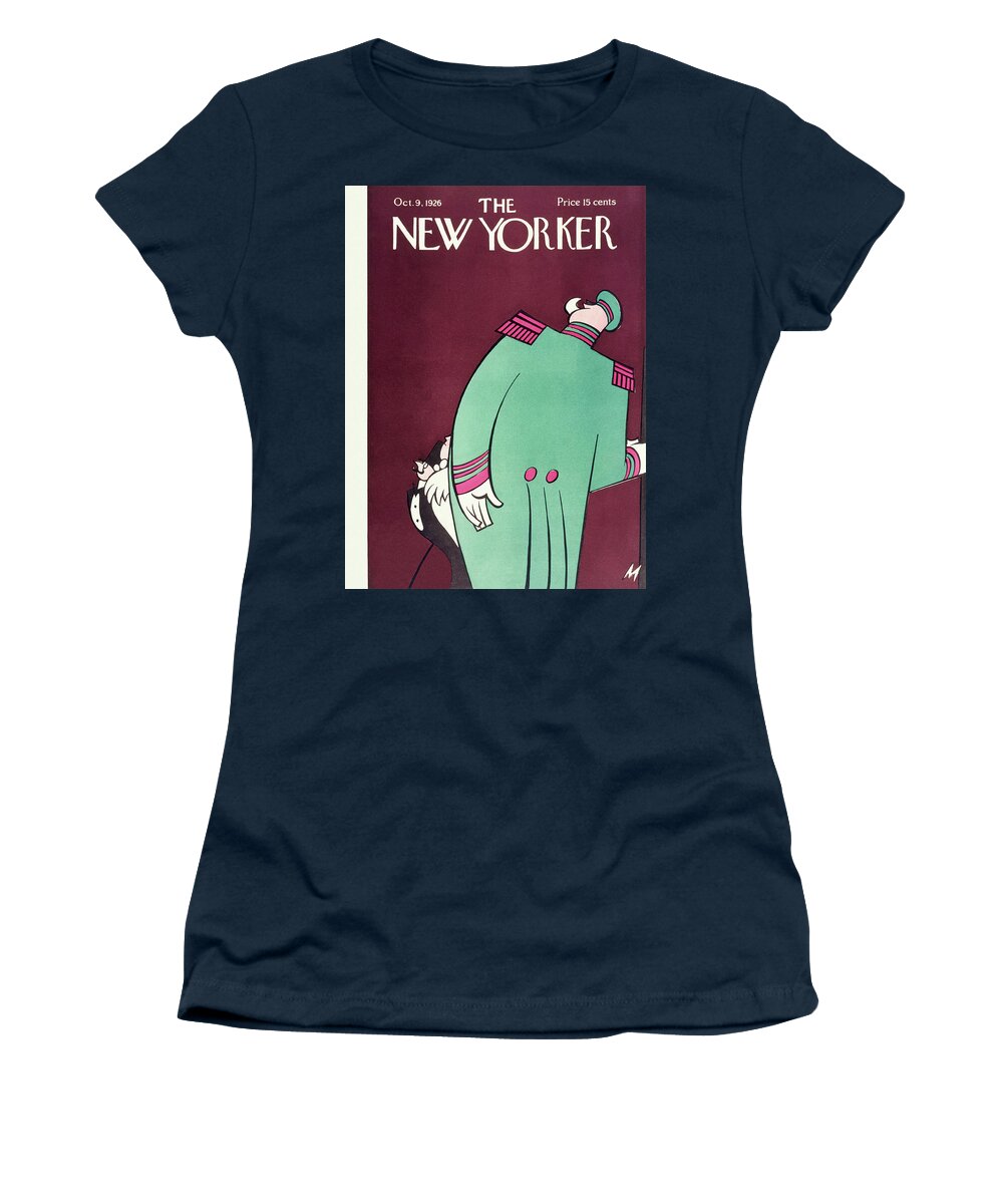 Illustration Women's T-Shirt featuring the painting New Yorker October 9 1926 by Julian De Miskey