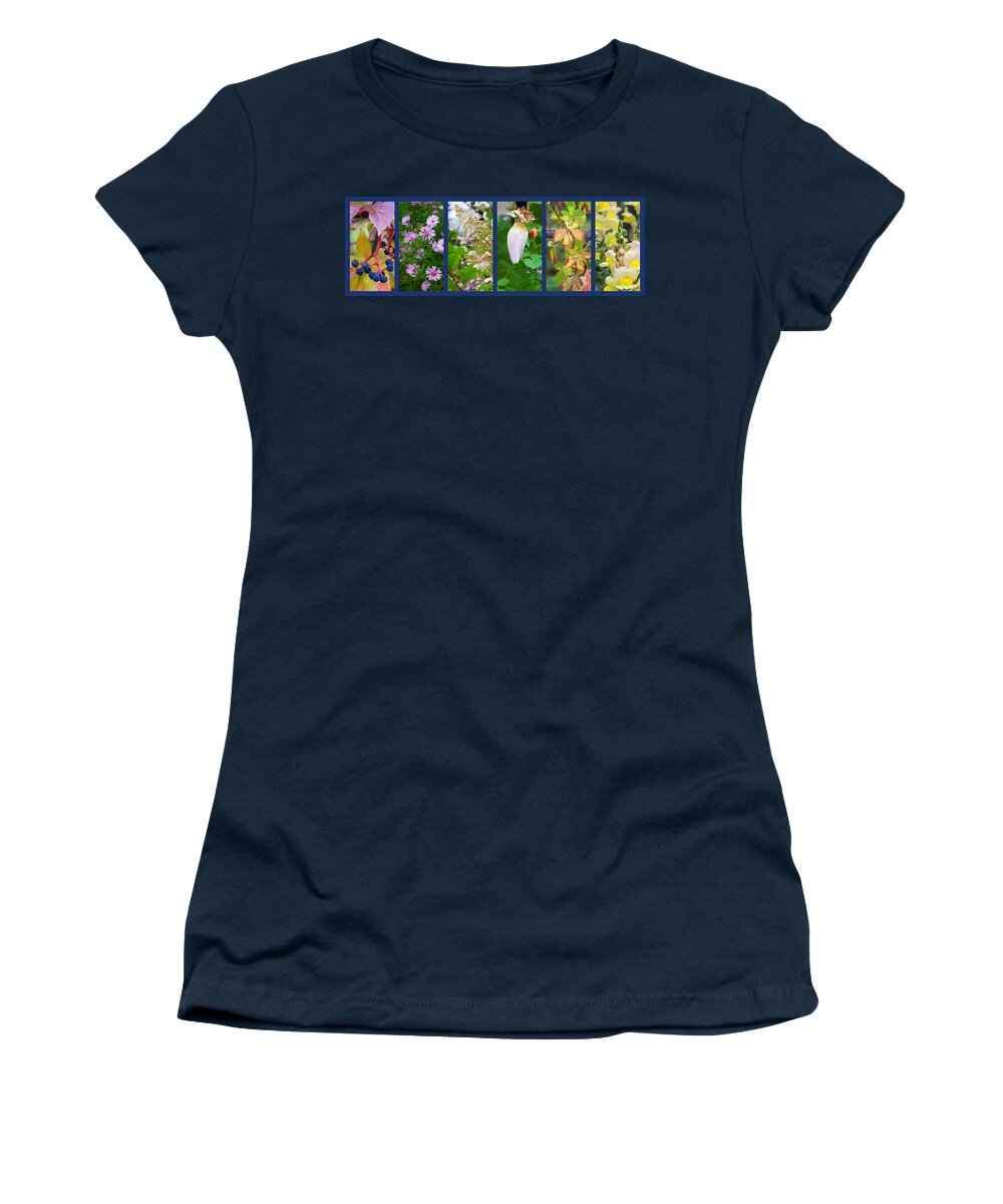 Garden Women's T-Shirt featuring the photograph October by Theresa Tahara