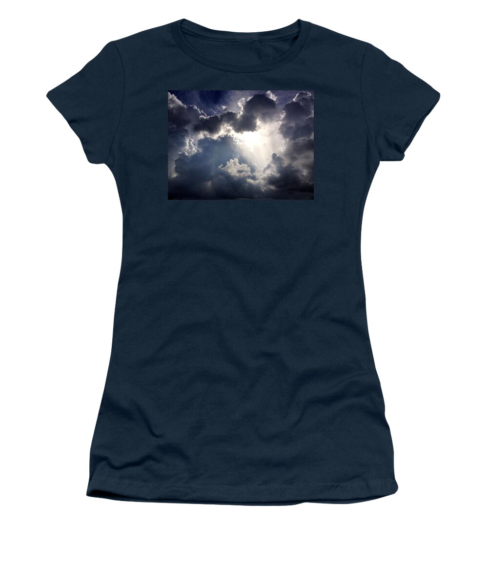 Sky Women's T-Shirt featuring the photograph Ominous by John Duplantis