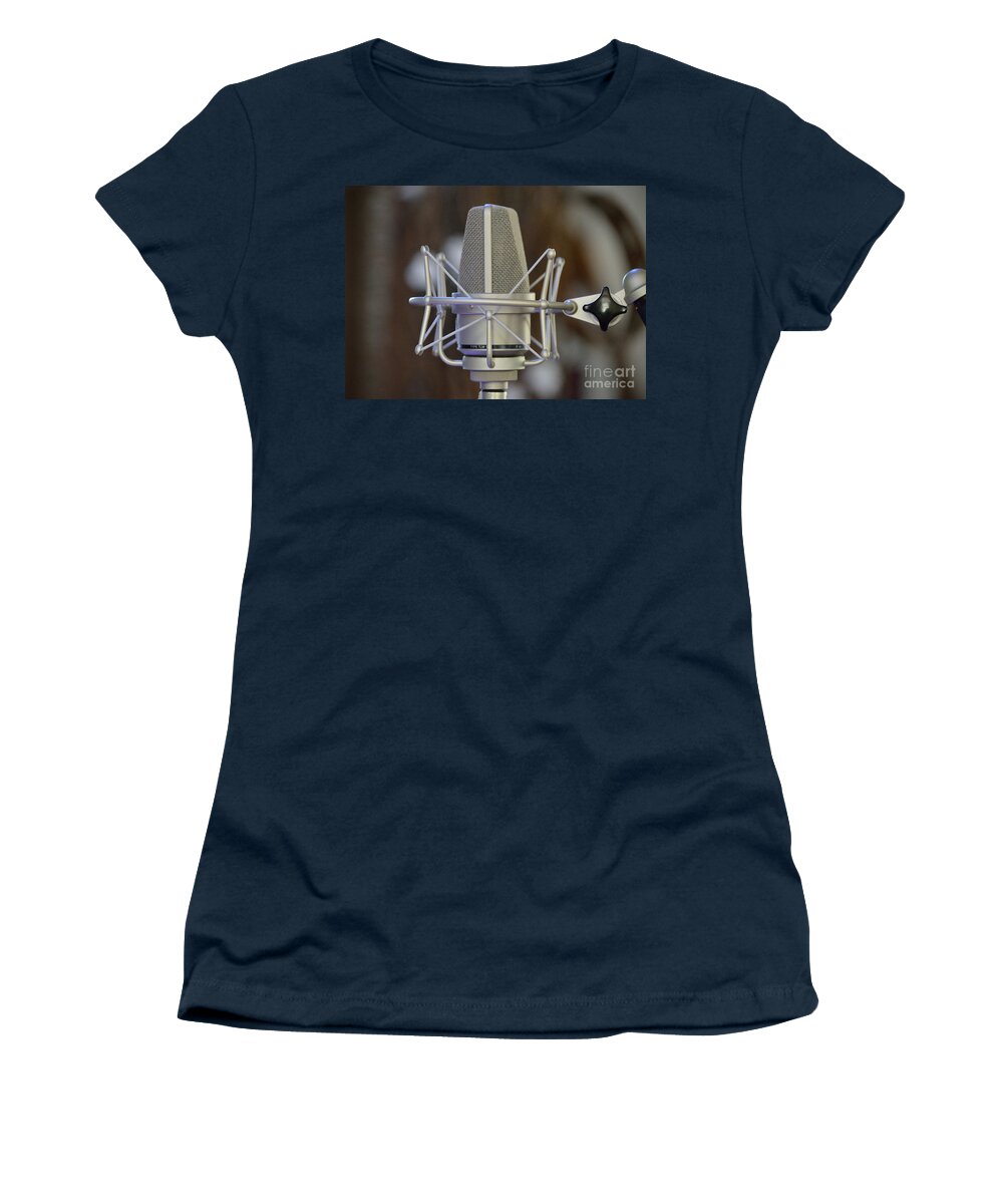 Music Women's T-Shirt featuring the photograph Open Mic Night by Alys Caviness-Gober