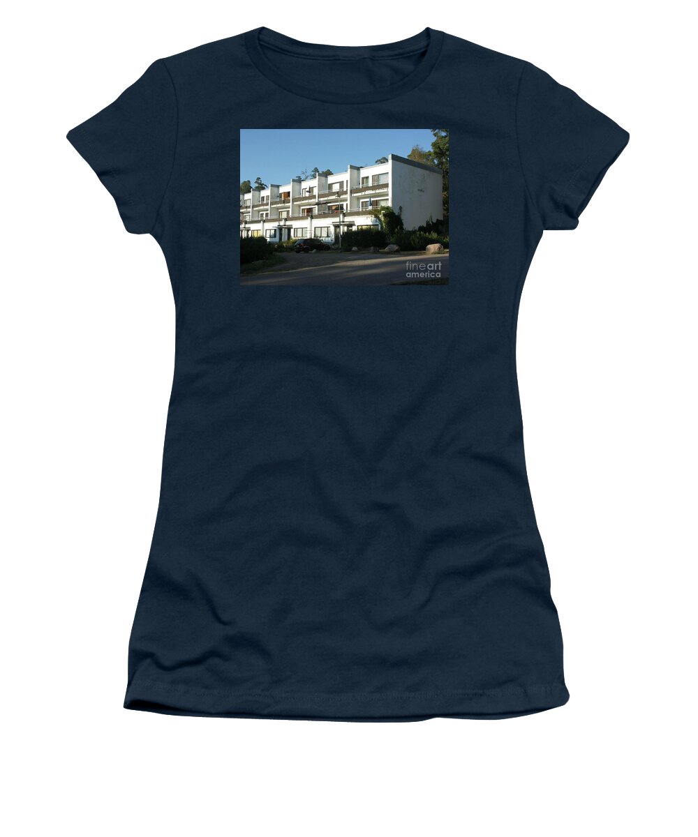 Alvar Aalto Women's T-Shirt featuring the photograph Paivola Building in Sunila by Ilkka Porkka