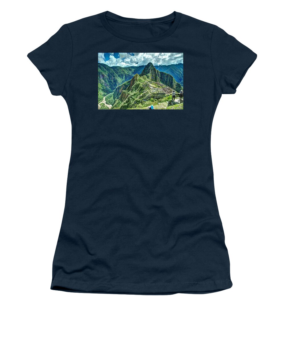 Landscape Women's T-Shirt featuring the photograph Palace in the Sky by Richard Gehlbach