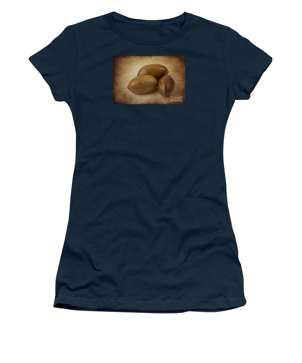 Clare Bambers Women's T-Shirt featuring the photograph Pecans. by Clare Bambers