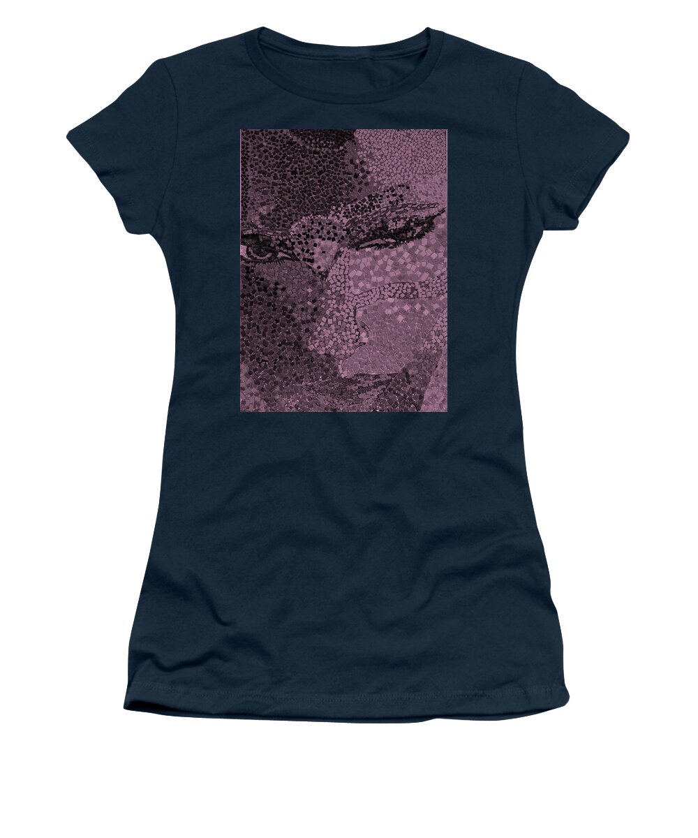 Face Women's T-Shirt featuring the photograph Pink Face by Rob Hans
