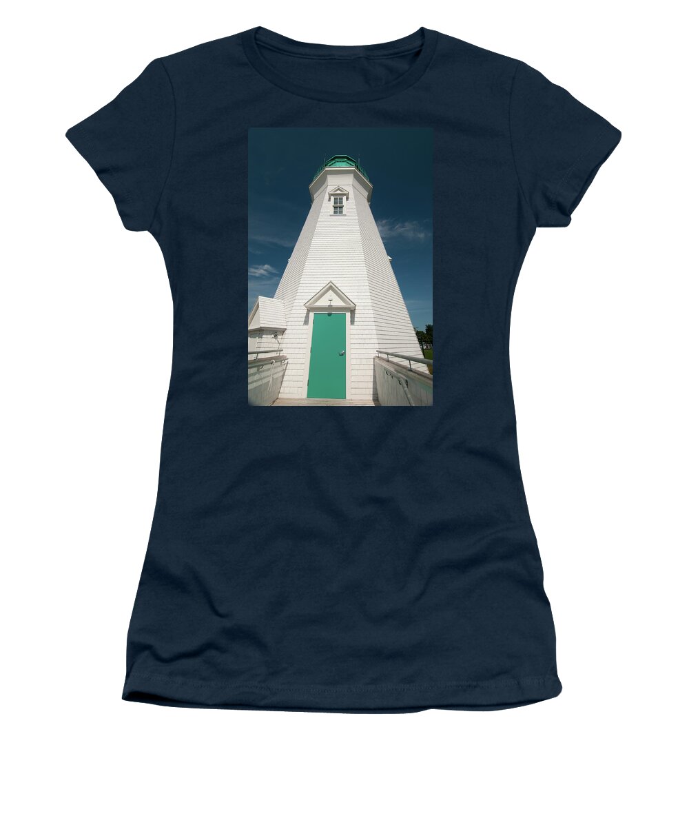 Buildings Women's T-Shirt featuring the photograph Port Dalhousie Lighthouse 9057 by Guy Whiteley