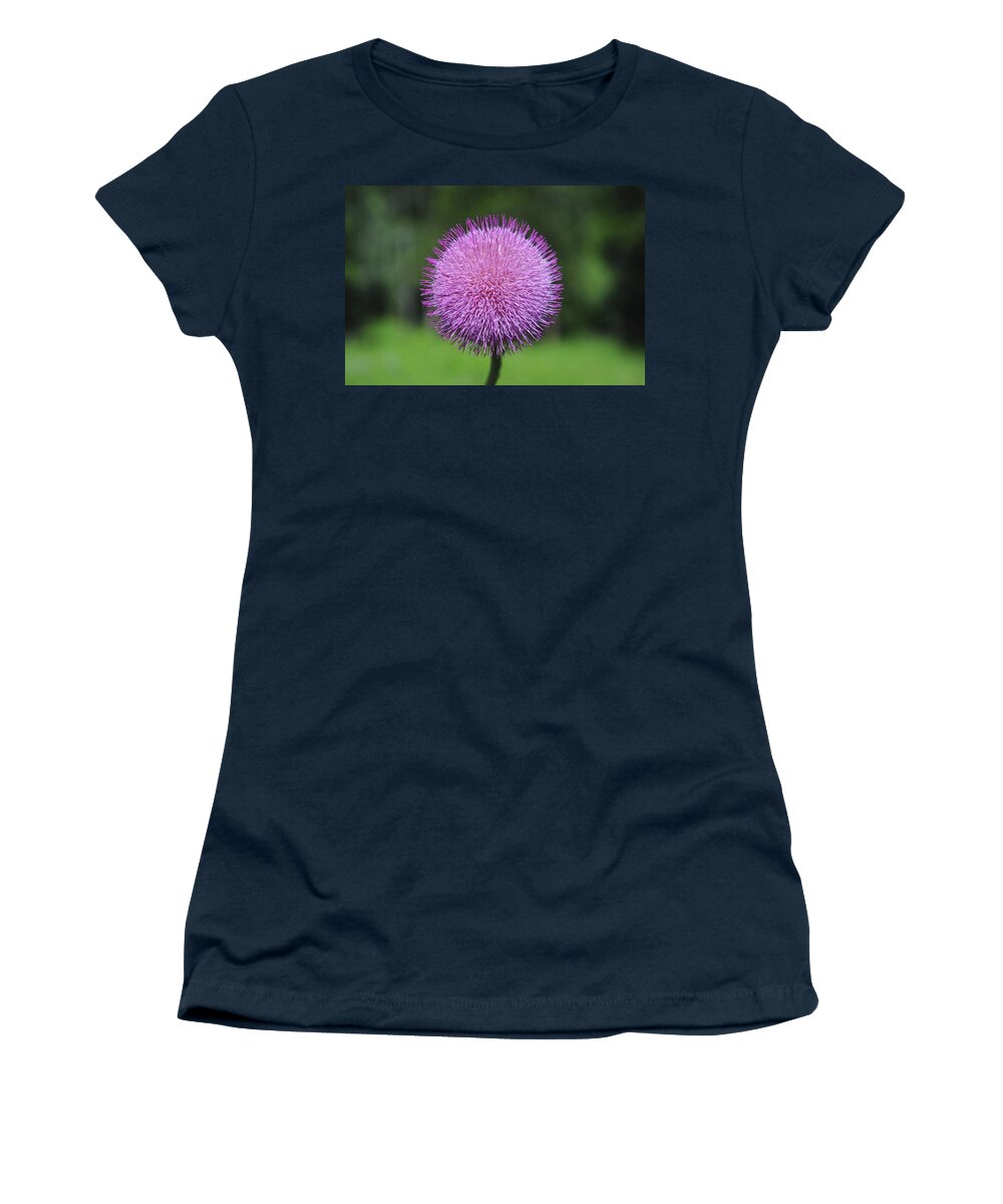 Photograph Women's T-Shirt featuring the photograph Purple Fuzz by Richard Gehlbach