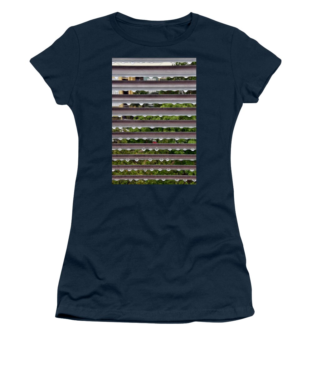 Rain Women's T-Shirt featuring the photograph Raining in Key West by Bob Slitzan