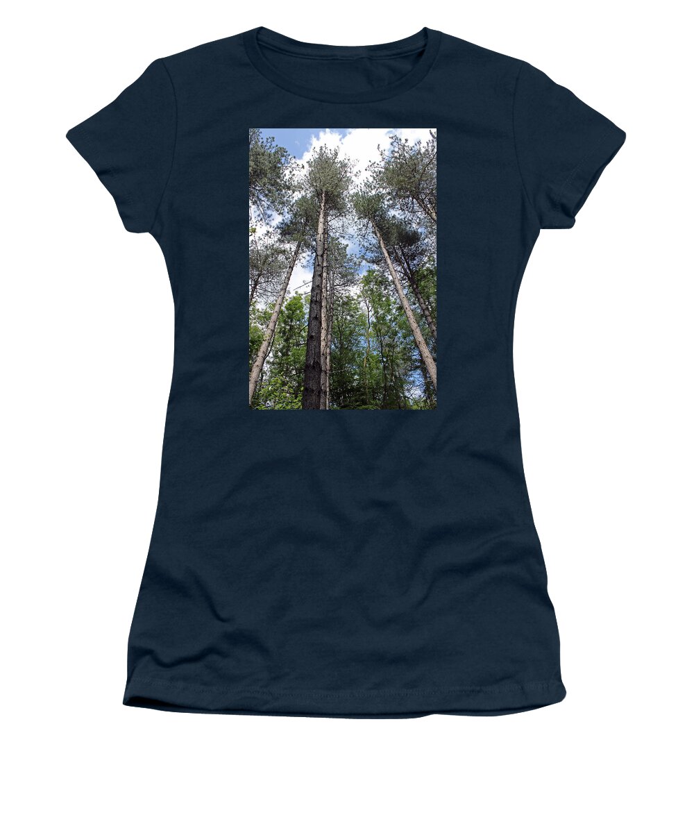 Woods Women's T-Shirt featuring the photograph Reach for the Sky by Tony Murtagh