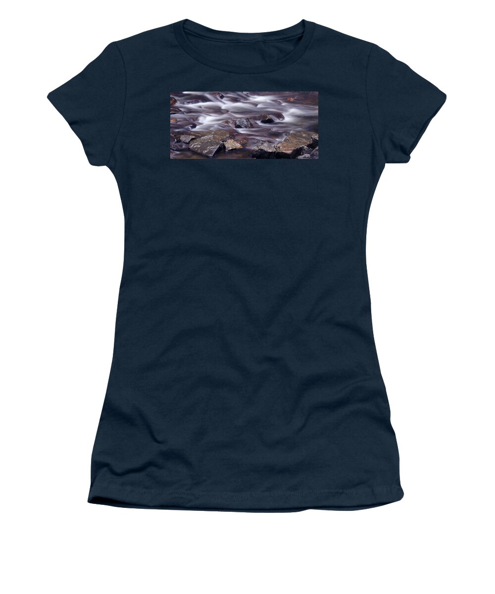 River Women's T-Shirt featuring the photograph River Flows 2 by Mike McGlothlen