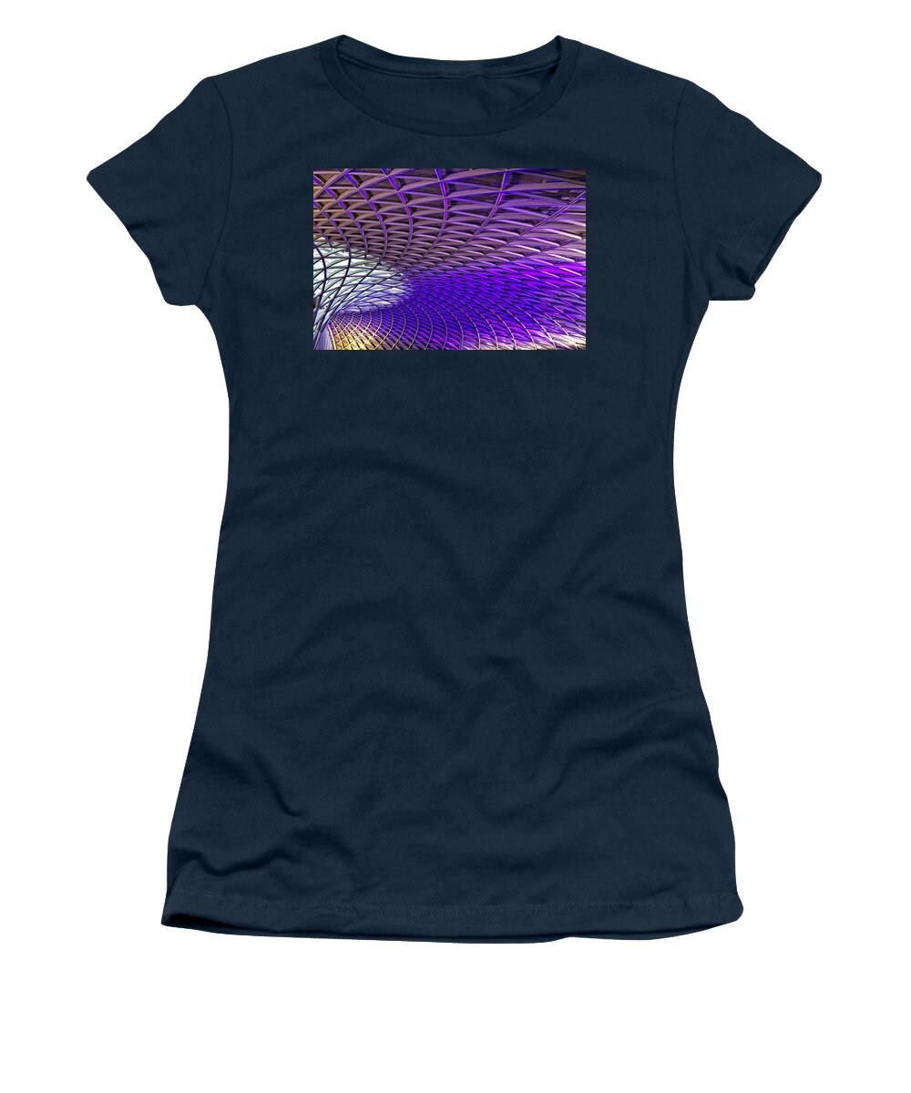 England Women's T-Shirt featuring the photograph Roof Design by Shirley Mitchell