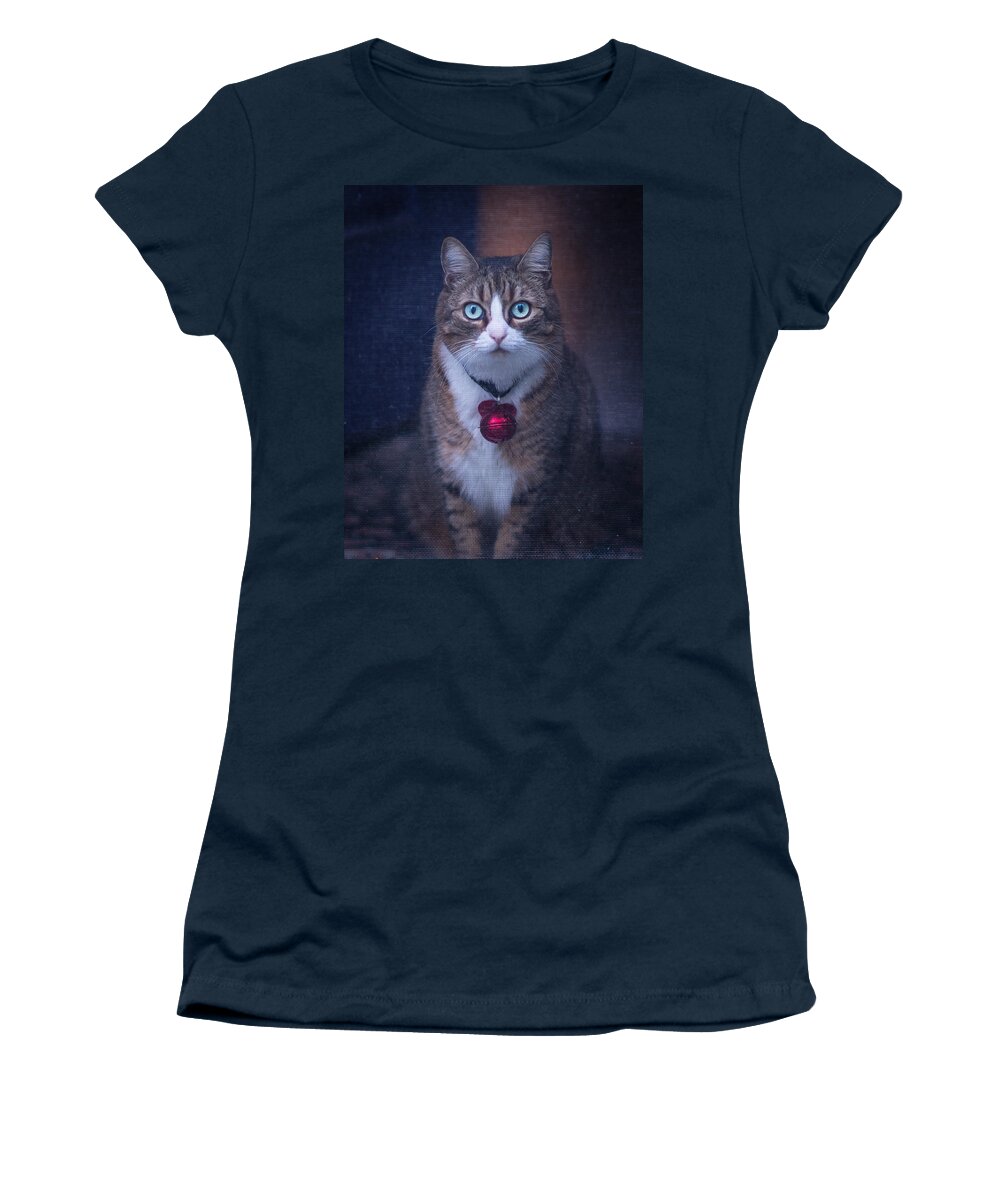Cat Women's T-Shirt featuring the photograph Ruby by David Downs