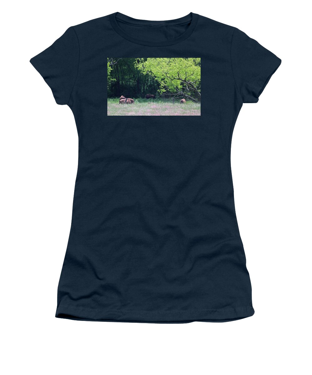 Photograph Women's T-Shirt featuring the photograph Rural Virginia Scenic III by Suzanne Gaff