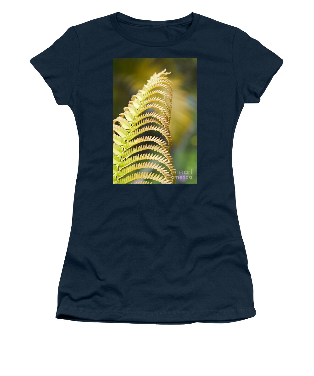 Amau Women's T-Shirt featuring the photograph Sadleria cyatheoides Amau Fern Maui Hawaii by Sharon Mau