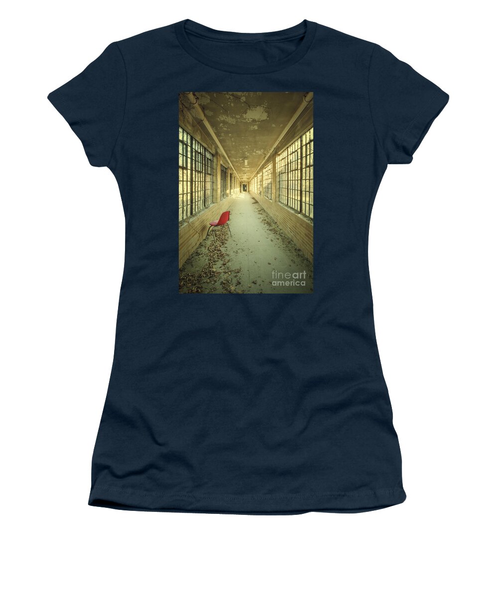 Kings Park Women's T-Shirt featuring the photograph Sadly Acknowledged by Evelina Kremsdorf