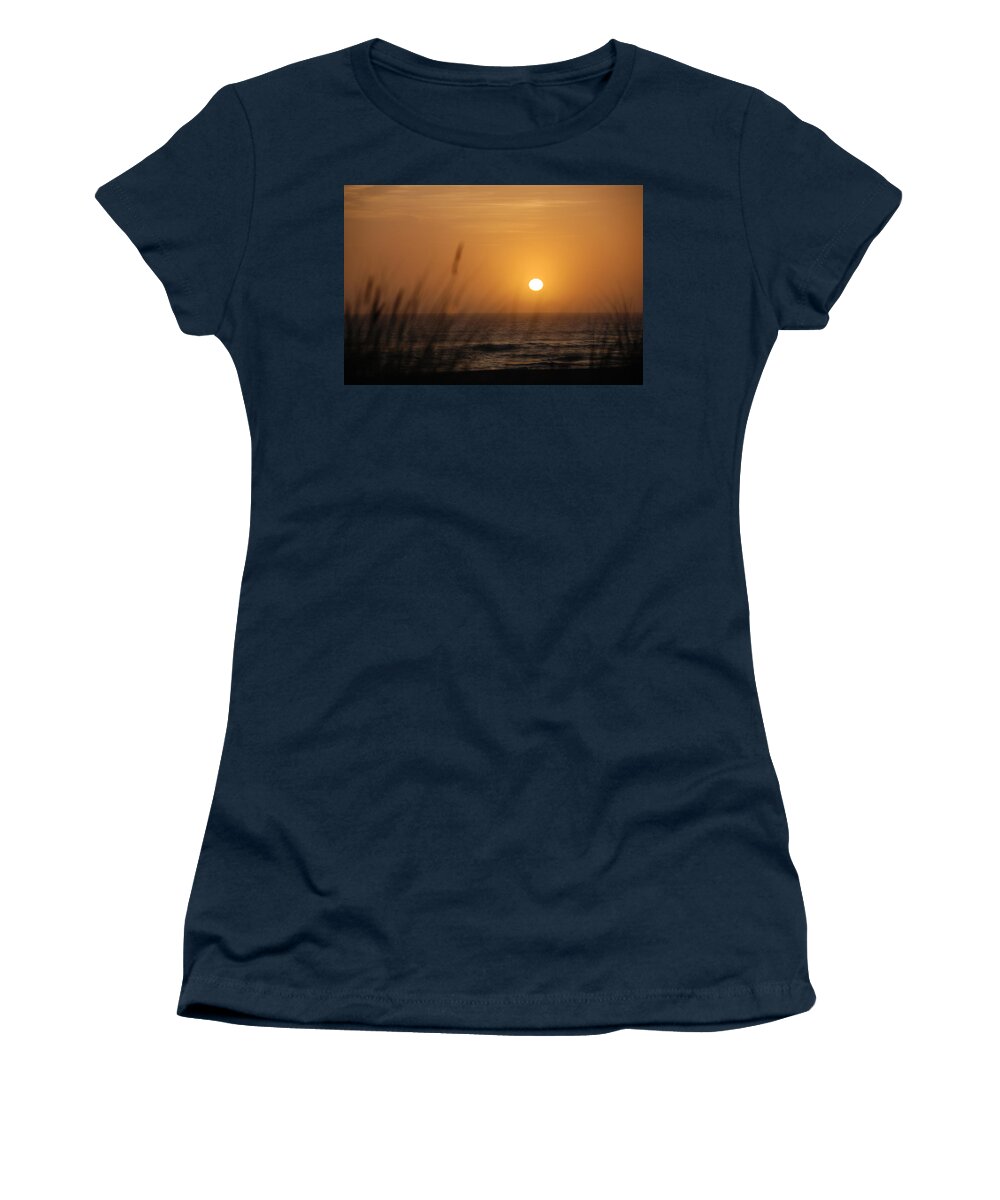 Santa Cruz Women's T-Shirt featuring the photograph Santa Cruz Sunset by Shane Kelly