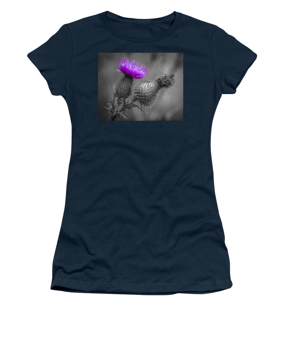 Thistle Women's T-Shirt featuring the photograph Scotland Calls 1 by Scott Campbell