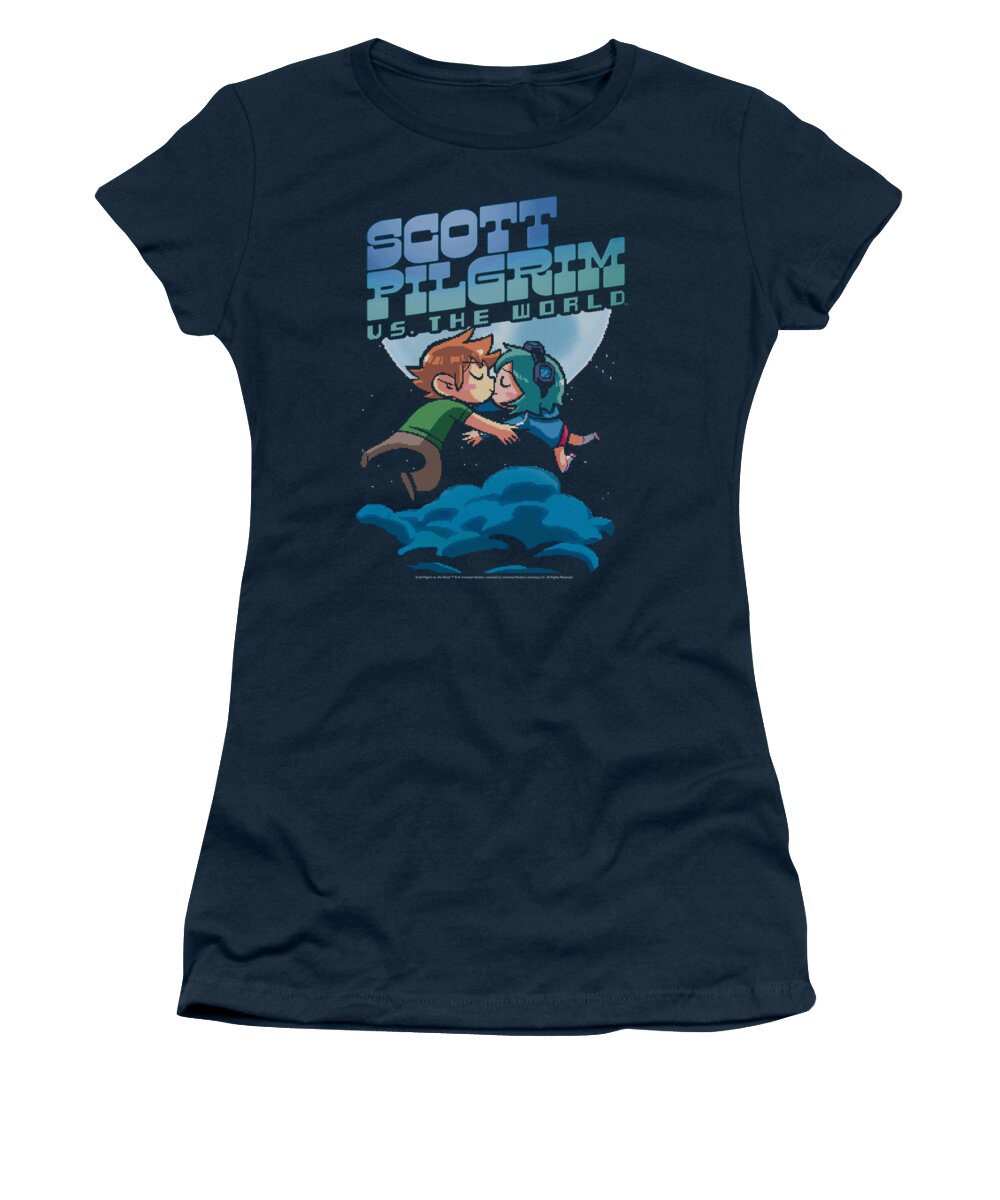 Scott Pilgrim Women's T-Shirt featuring the digital art Scott Pilgrim - Lovers by Brand A