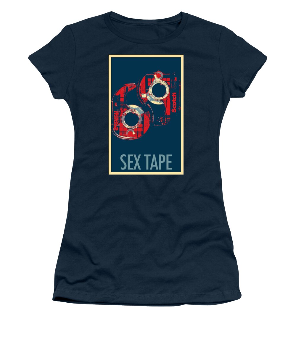 Macro Women's T-Shirt featuring the photograph SEX TAPE in HOPE by Rob Hans