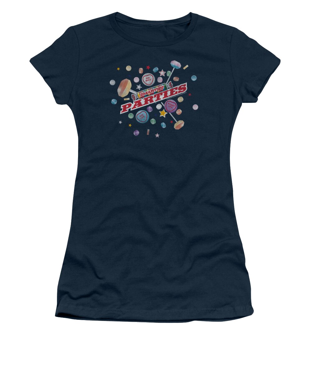 Smarties Women's T-Shirt featuring the digital art Smarties - Parties by Brand A