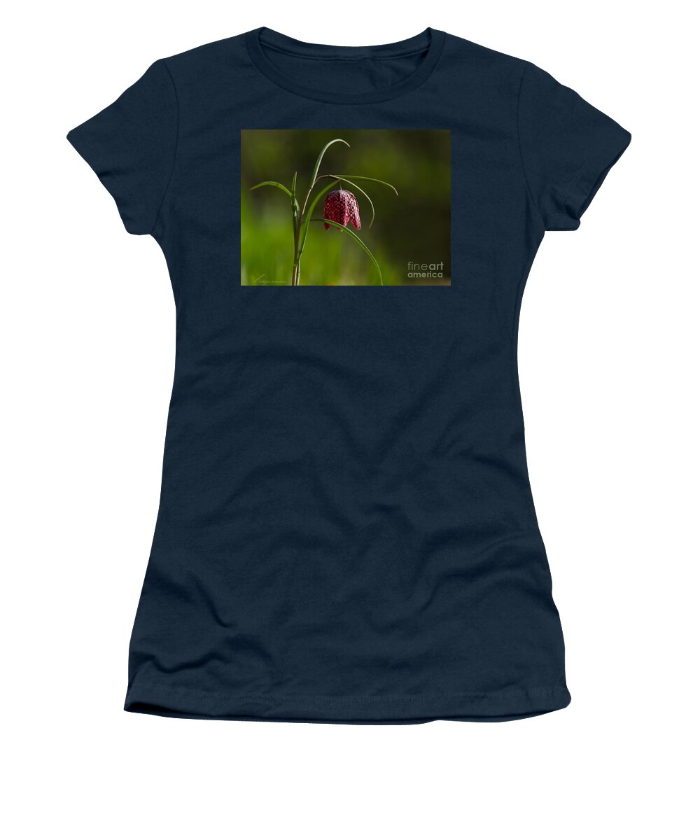 Snake's Head Women's T-Shirt featuring the photograph Snake's head by Torbjorn Swenelius