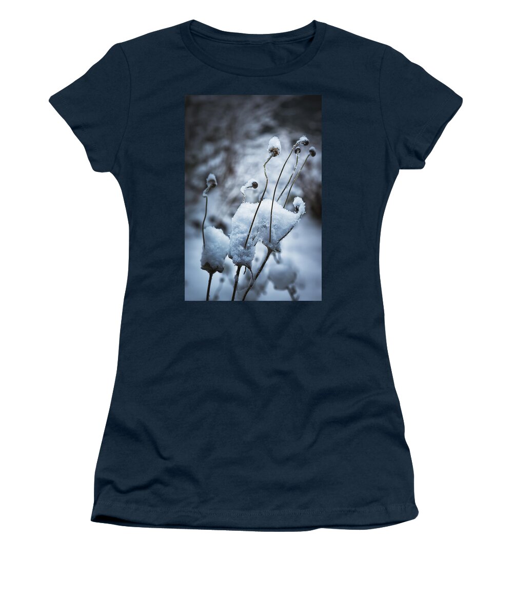 Snow Women's T-Shirt featuring the photograph Snow Forms by Belinda Greb