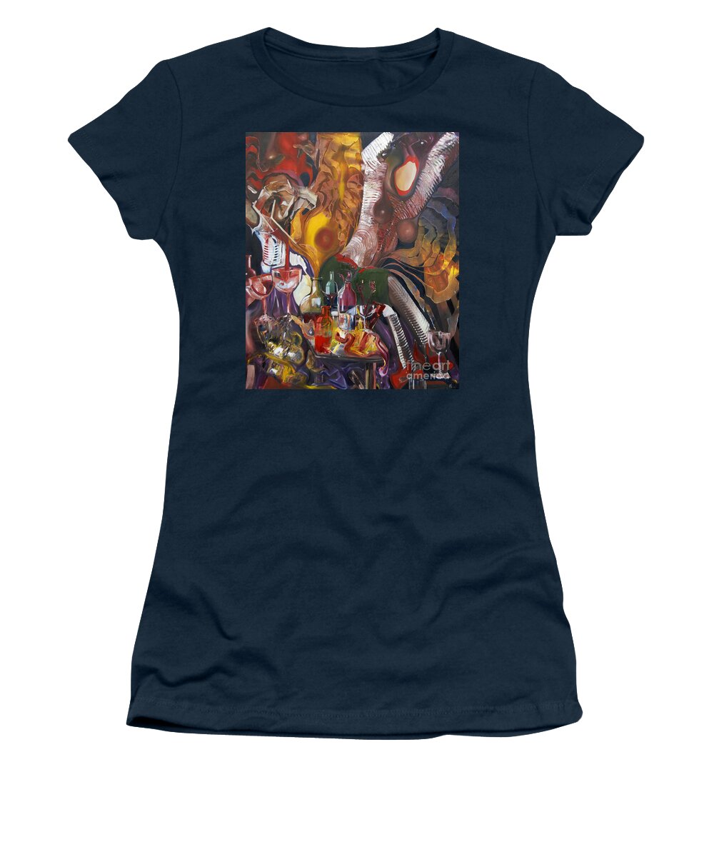 Celebration Women's T-Shirt featuring the painting Something To Shout About by James Lavott