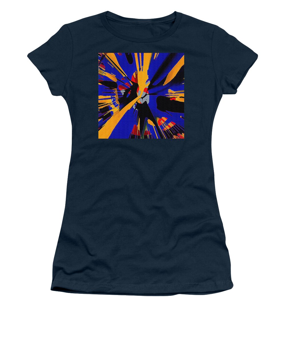 Spinart Women's T-Shirt featuring the digital art Spinart Revival II by David Manlove
