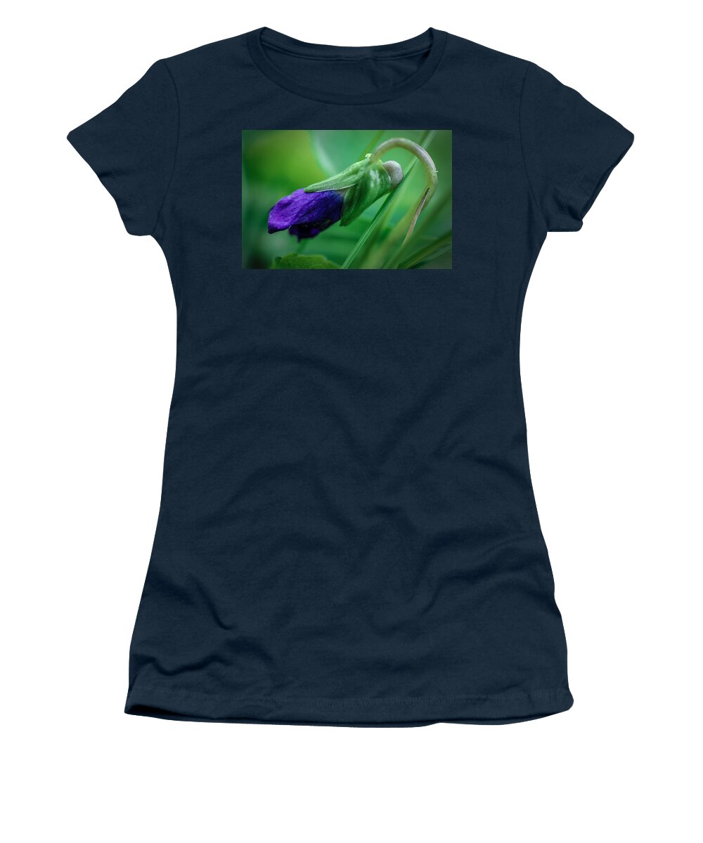 Violet Women's T-Shirt featuring the photograph Spring Violet by Rick Bartrand