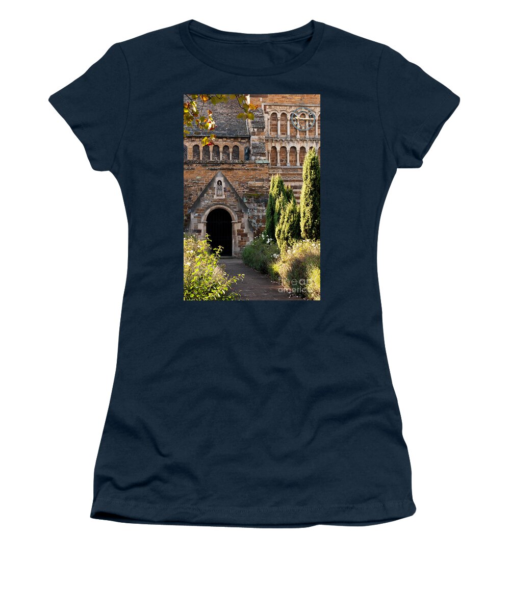 Old Women's T-Shirt featuring the photograph St Peter's Church Entry 01 by Rick Piper Photography