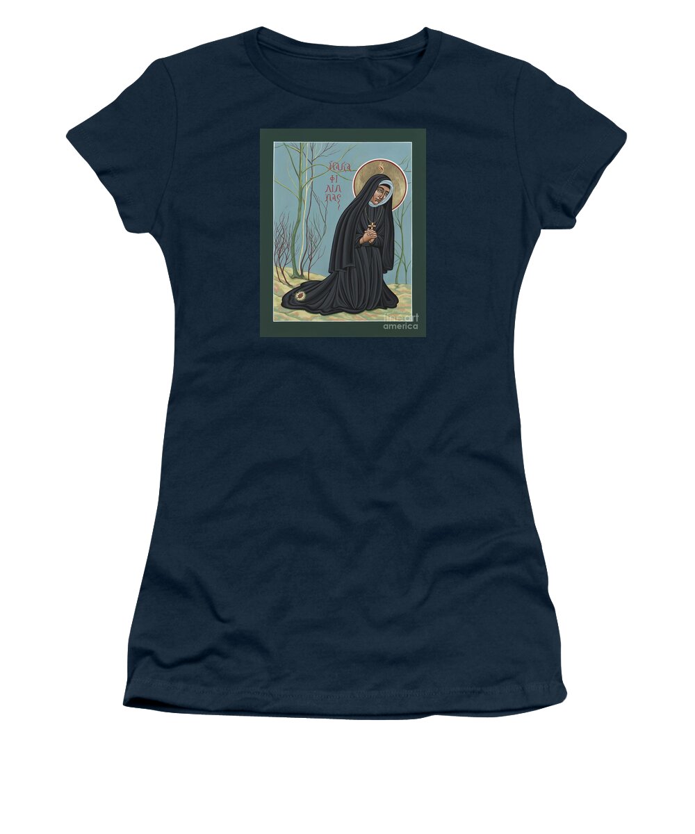 St. Philippine Duchesne Women's T-Shirt featuring the painting St. Philippine Duchesne 259 by William Hart McNichols